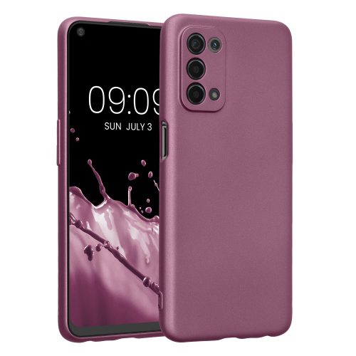 Pouzdro Kwmobile pro OPPO A74 5G/A54 5G, fialové, silikonové, KWM000020ID001C