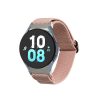 Řemínek Kwmobile pro Samsung Galaxy Watch 5/Galaxy Watch 5 Pro/Galaxy Watch 4, světle růžový, nylon, KWM000024XZ002C