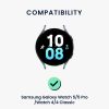 Řemínek Kwmobile pro Samsung Galaxy Watch 5/Galaxy Watch 5 Pro/Galaxy Watch 4, světle růžový, nylon, KWM000024XZ002C