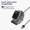 Kwmobile USB nabíjecí kabel pro Amazfit GTS 4/GTR 4/GTR 4 Pro, černý, plastový, KWM000024YD001C