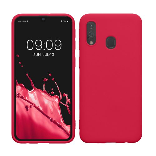 Pouzdro Kwmobile pro Samsung Galaxy A40, růžové, silikonové, KWM000009ZX027C