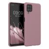 Pouzdro Kwmobile pro Samsung Galaxy A12, světle růžové, silikonové, KWM000012BL055C