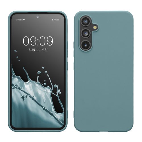 Pouzdro Kwmobile pro Samsung Galaxy A54 5G, tmavě zelené, silikonové, KWM000018FR021C