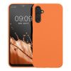 Pouzdro Kwmobile pro Samsung Galaxy A14 5G, oranžové, silikonové, KWM0000195F010C