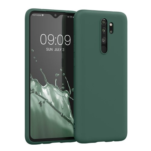 Pouzdro Kwmobile pro Xiaomi Redmi Note 8 Pro, zelené, silikonové, KWM000010MT041C