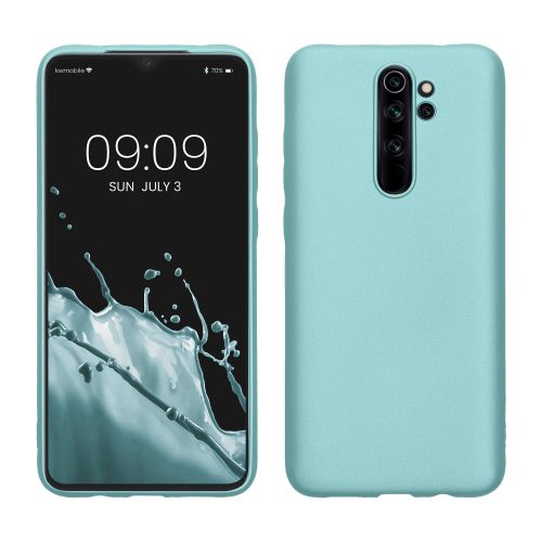 Kryt Kwmobile pro Xiaomi Redmi Note 8 Pro, světle zelený, silikon, KWM000010MU014C