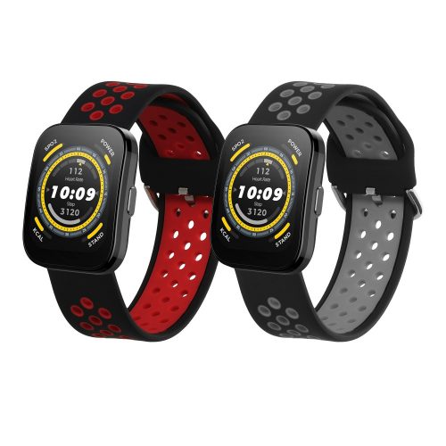 Sada 2 řemínků Kwmobile pro Amazfit Bip 5/GTR 4, vícebarevné, silikonové, KWM000024YU001C