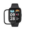 Sada 2 ks ochranných fólií Kwmobile pro Xiaomi Redmi Watch 3 Active, transparentní/černá, polymer, KWM000024ZH001C