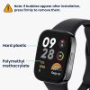 Sada 2 ks ochranných fólií Kwmobile pro Xiaomi Redmi Watch 3 Active, transparentní/černá, polymer, KWM000024ZH001C