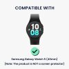 Sada 2 ks pouzder Kwmobile pro Samsung Galaxy Watch 5, černá/zlatá, plast, KWM000024ZL001C