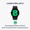 Sada 2 ks pouzder Kwmobile pro Samsung Galaxy Watch 5, černá/zlatá, plast, KWM000024ZM001C