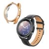 Sada 2 ks pouzder Kwmobile pro Samsung Galaxy Watch 3, černá/zlatá, plast, KWM000024ZP001C