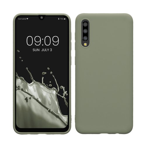 Pouzdro Kwmobile pro Samsung Galaxy A50, zelené, silikonové, KWM000009SZ018C