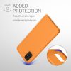 Pouzdro Kwmobile pro Samsung Galaxy A71, oranžové, silikonové, KWM000010ZJ029C