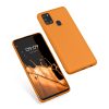 Pouzdro Kwmobile pro Samsung Galaxy A21s, oranžové, silikonové, KWM000011GI019C