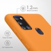 Pouzdro Kwmobile pro Samsung Galaxy A21s, oranžové, silikonové, KWM000011GI019C