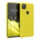 Pouzdro Kwmobile pro Google Pixel 4a, žluté, silikonové, KWM000011HX063C