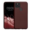 Pouzdro Kwmobile pro Google Pixel 5, tmavě červené, silikonové, KWM0000120Q011C