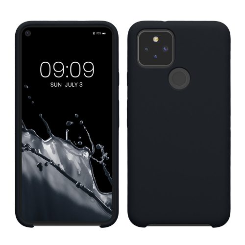 Pouzdro Kwmobile pro Google Pixel 5, tmavě šedé, silikonové, KWM0000122K034C