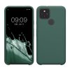 Pouzdro Kwmobile pro Google Pixel 5, zelené, silikonové, KWM0000122K037C