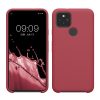 Pouzdro Kwmobile pro Google Pixel 5, tmavě růžové, silikonové, KWM0000122K038C