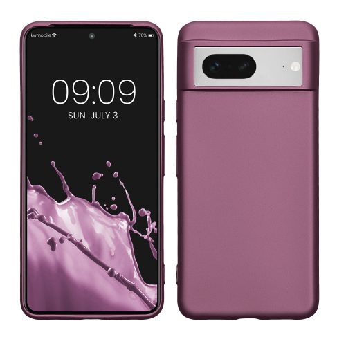 Pouzdro Kwmobile pro Google Pixel 8, fialové, silikonové, KWM0000208J005C