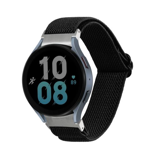 Řemínek Kwmobile pro Samsung Galaxy Watch 5/Galaxy Watch 5 Pro/Galaxy Watch 4, černý, nylon, KWM0000250H001C