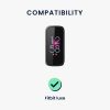 Řemínek Kwmobile pro Fitbit Luxe, světle růžový, nylon, KWM0000250J001C