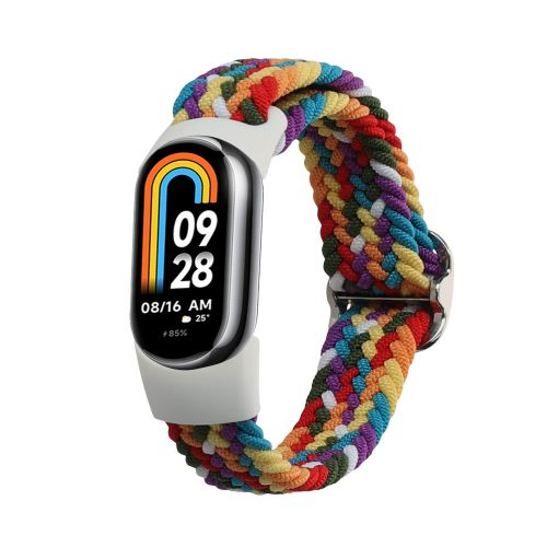 Řemínek Kwmobile pro Xiaomi Mi Band 8, vícebarevný, nylon, KWM0000250L002C