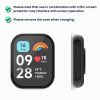 Sada 2 kompletních krytů Kwmobile pro Xiaomi Mi Band 8 Pro, průhledné/černé, plastové, KWM0000250O001C