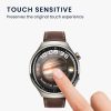 Sada 2 ks ochranných fólií Kwmobile pro Huawei Watch 4 Pro, transparentní/černá, polymer, KWM0000250Q001C