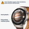 Sada 2 ks ochranných fólií Kwmobile pro Huawei Watch 4 Pro, transparentní/černá, polymer, KWM0000250Q001C