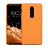 Pouzdro Kwmobile pro OnePlus 6, oranžové, silikonové, KWM0000099A031C