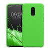 Pouzdro Kwmobile pro OnePlus 6T, zelené, silikonové, KWM000009BL034C