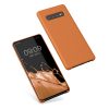 Pouzdro Kwmobile pro Samsung Galaxy S10 Plus, oranžové, silikonové, KWM0000105N046C