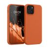 Kryt Kwmobile pro Apple iPhone 13 Mini, oranžový, silikonový, KWM000013OU055C