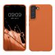 Pouzdro Kwmobile pro Samsung Galaxy S22 Plus, oranžové, silikonové, KWM000014GW066C