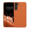 Pouzdro Kwmobile pro Samsung Galaxy S22 Plus, oranžové, silikonové, KWM000014GW066C