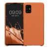 Pouzdro Kwmobile pro Samsung Galaxy A51, oranžové, silikonové, KWM000010ZA052C