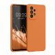 Pouzdro Kwmobile pro Samsung Galaxy A33 5G, oranžové, silikonové, KWM000015GQ048C