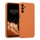 Pouzdro Kwmobile pro Samsung Galaxy A14 5G, oranžové, silikonové, KWM000018GD038C