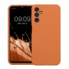 Pouzdro Kwmobile pro Samsung Galaxy A14 5G, oranžové, silikonové, KWM000018GD038C