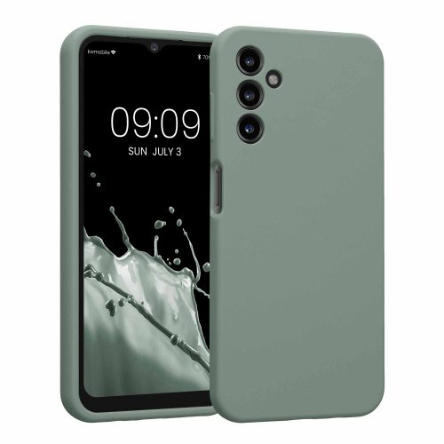 Pouzdro Kwmobile pro Samsung Galaxy A14 5G, zelené, silikonové, KWM000018GD040C