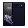 Pouzdro Kwmobile pro Google Pixel 7a, tmavě modré, silikonové, KWM000019YE037C