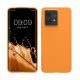 Pouzdro Kwmobile pro Motorola Edge 40 Neo, oranžové, silikonové, KWM000022NU008C