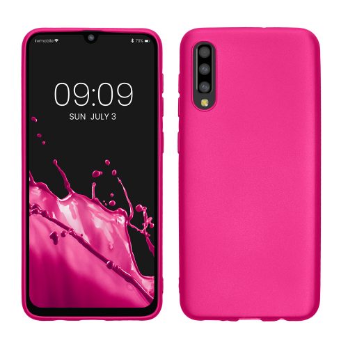 Pouzdro Kwmobile pro Samsung Galaxy A50, růžové, silikonové, KWM000009TA011C