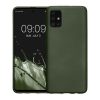 Pouzdro Kwmobile pro Samsung Galaxy A51, tmavě zelené, silikonové, KWM000010ZE017C