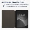 Pouzdro Kwmobile pro Samsung Galaxy Tab S9 FE, tmavě šedá/černá, textilie, KWM000023QG001C