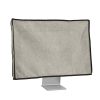 Kryt Kwmobile pro 24-26palcový monitor, světle hnědý, Textil, KWM000017VF003C