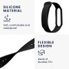 Řemínek Kwmobile pro Xiaomi Mi Smart Band 6/Mi Band 6, černý, silikon, KWM0000250Y001C